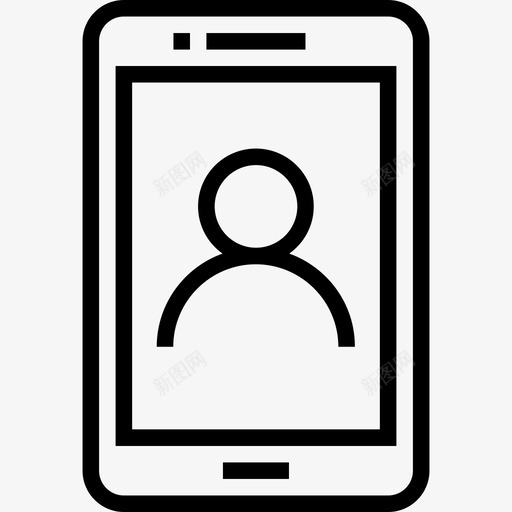 智能手机用户界面24线性图标svg_新图网 https://ixintu.com 智能手机 用户界面24 线性