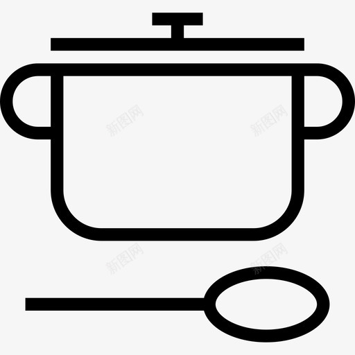 锅厨房和食物3其他图标svg_新图网 https://ixintu.com 其他 厨房和食物3 锅