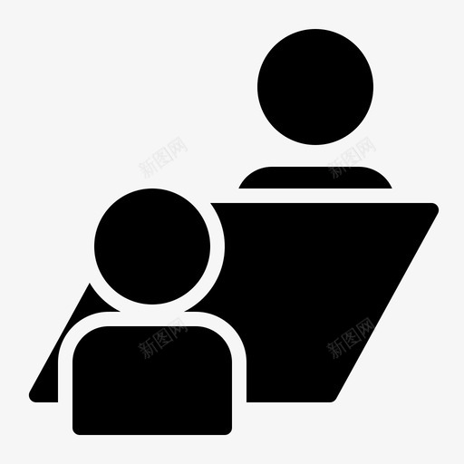 面试讨论人员图标svg_新图网 https://ixintu.com 人员 员工和员工字形 表格 讨论 面试