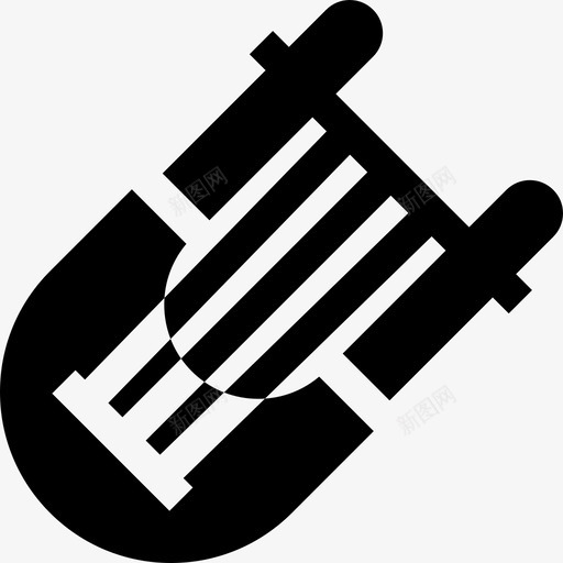 古筝古希腊6填充图标svg_新图网 https://ixintu.com 古希腊6 古筝 填充