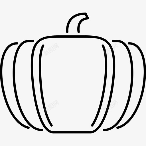 南瓜食物46直系图标svg_新图网 https://ixintu.com 南瓜 直系 食物46
