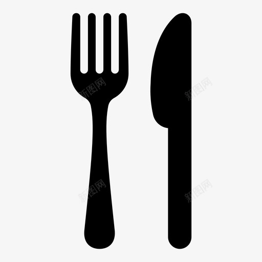 采购产品餐具食物刀叉图标svg_新图网 https://ixintu.com 刀叉 采购产品餐具 银器 食品和饮料 食物 餐厅