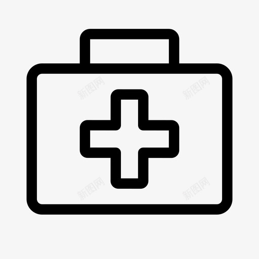 急救箱医疗药品图标svg_新图网 https://ixintu.com 保健 医疗 急救箱 药品
