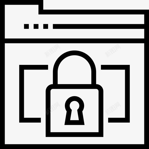 文件夹数字营销38线性图标svg_新图网 https://ixintu.com 数字营销38 文件夹 线性