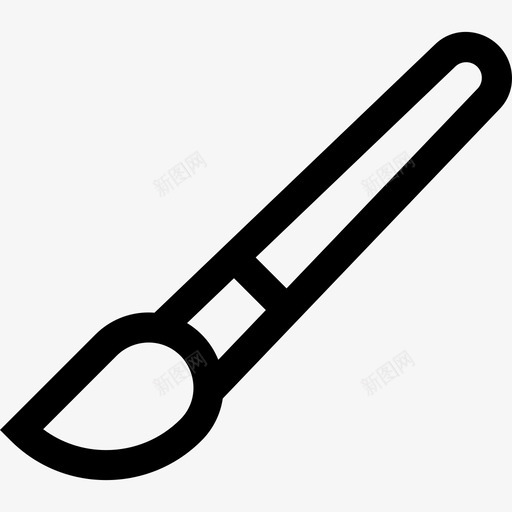 画笔编辑工具2线性图标svg_新图网 https://ixintu.com 画笔 矢量编辑工具2 线性