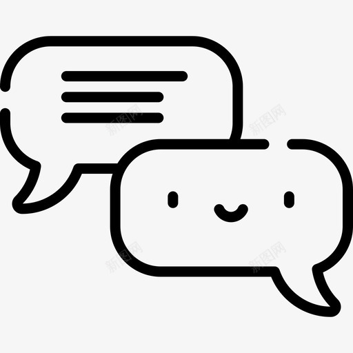 聊天回学校20直系图标svg_新图网 https://ixintu.com 回学校20 直系 聊天