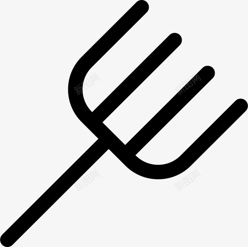耙子农业11线性图标svg_新图网 https://ixintu.com 农业11 线性 耙子