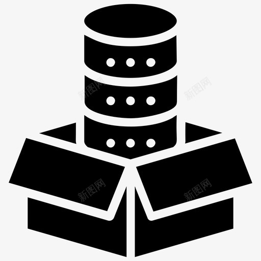 数据存储备份数据数据库存储图标svg_新图网 https://ixintu.com 在线存储 备份数据 数据存储 数据库字形图标 数据库存储