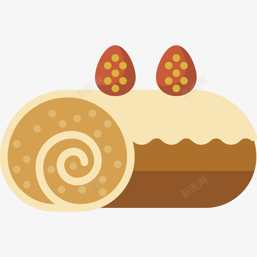 月饼食品甜点扁平图标svg_新图网 https://ixintu.com 扁平 月饼 食品甜点