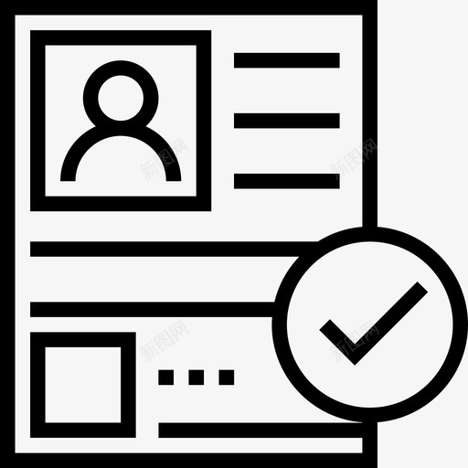 课程项目管理4线性图标svg_新图网 https://ixintu.com 线性 课程 项目管理4