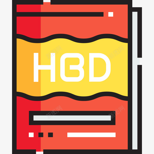 生日请柬18岁生日线性颜色图标svg_新图网 https://ixintu.com 18岁生日 生日请柬 线性颜色