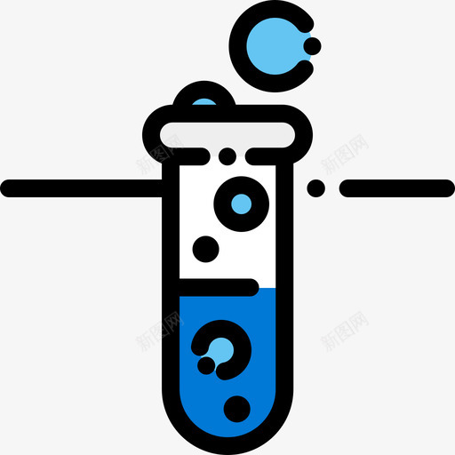 试管研究科学4线性颜色图标svg_新图网 https://ixintu.com 研究科学4 线性颜色 试管