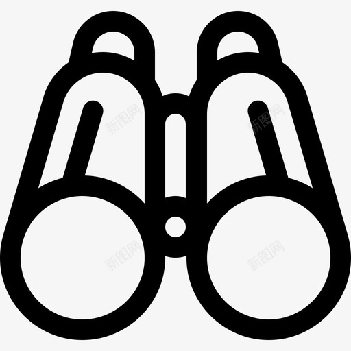 双筒望远镜航海水手7直线图标svg_新图网 https://ixintu.com 双筒望远镜 直线 航海水手7