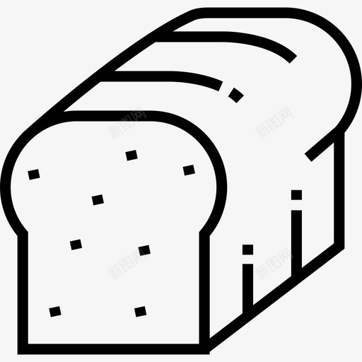 面包面包房7直系图标svg_新图网 https://ixintu.com 直系 面包 面包房7