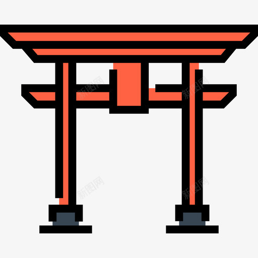 Tori日本16线性颜色图标svg_新图网 https://ixintu.com Tori 日本16 线性颜色