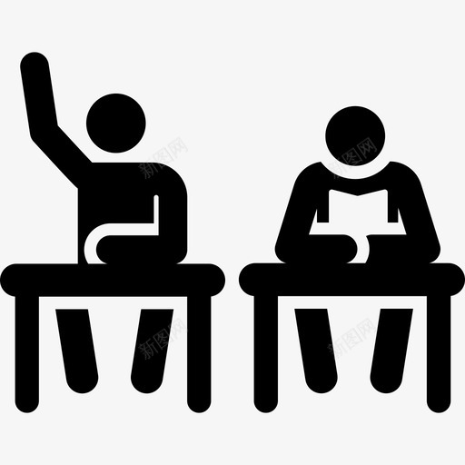 学生们回到学校19满满的图标svg_新图网 https://ixintu.com 回到学校19 学生们 满满的