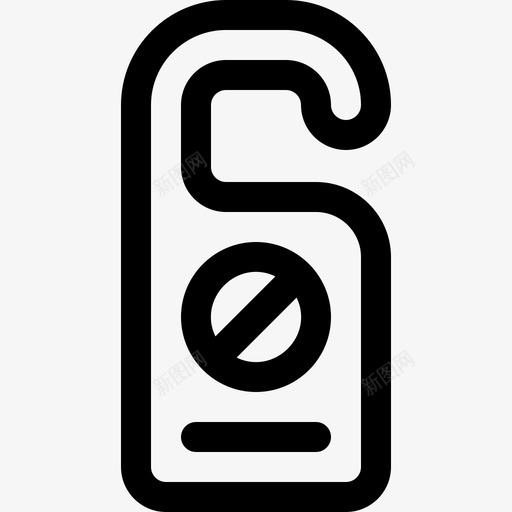 门吊49号酒店线性图标svg_新图网 https://ixintu.com 49号酒店 线性 门吊