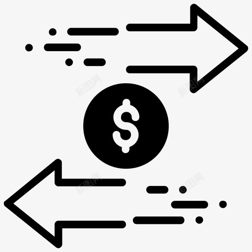快速支付即时支付货币图标svg_新图网 https://ixintu.com 与速度相关的线图标 即时支付 快速支付 快速现金 货币
