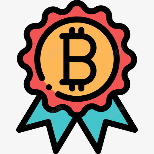 比特币比特币10线性颜色图标svg_新图网 https://ixintu.com 比特币 比特币10 线性颜色
