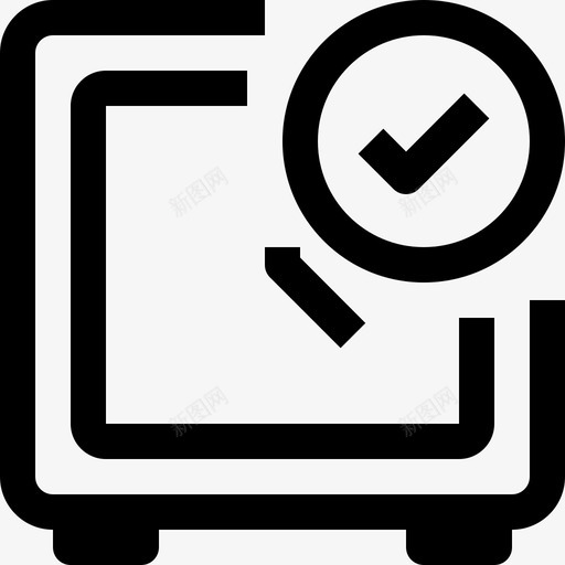 闹钟时间和日历线性图标svg_新图网 https://ixintu.com 时间和日历 线性 闹钟