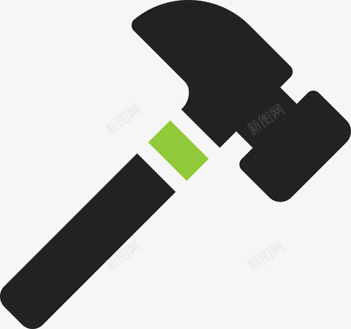 早恢复施工锤击图标svg_新图网 https://ixintu.com 施工 早恢复 锤击