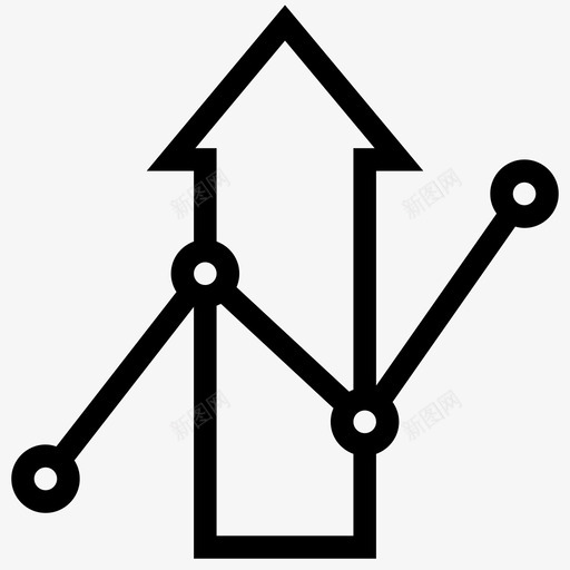 成长图箭头加薪图标svg_新图网 https://ixintu.com 加薪 成长图 概念混合1 箭头