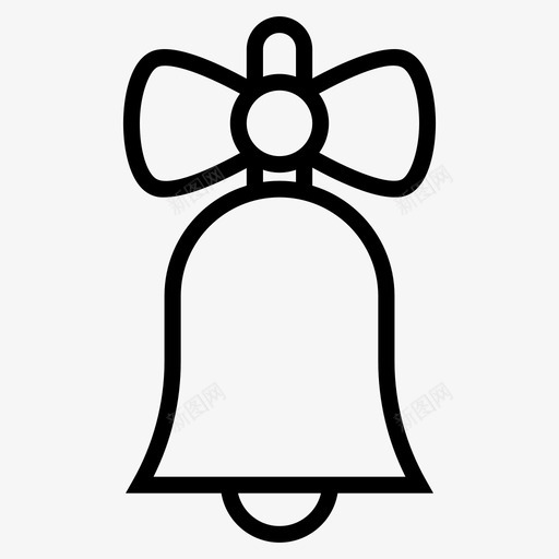 铃声闹钟装饰图标svg_新图网 https://ixintu.com 叮当声 派对 爱情和婚礼 装饰 铃声 闹钟