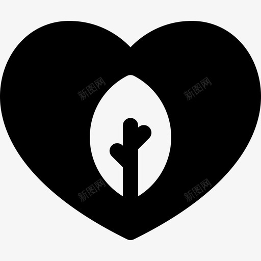 心脏生态51填充图标svg_新图网 https://ixintu.com 填充 心脏 生态51