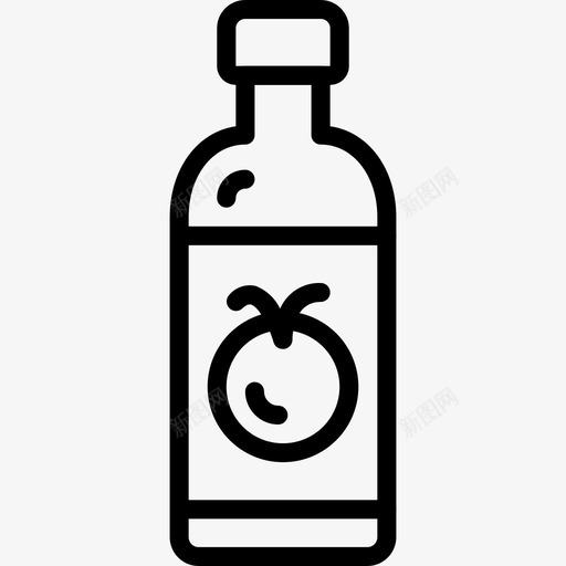 番茄汁厨房用品3线性图标svg_新图网 https://ixintu.com 厨房用品3 番茄汁 线性