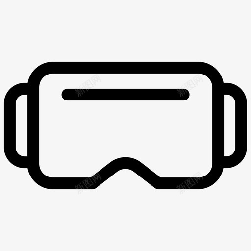 眼镜护目镜焊接玻璃图标svg_新图网 https://ixintu.com 护目镜 焊接玻璃 眼镜