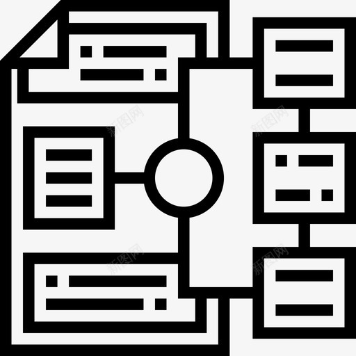 分析研究和分析2线性图标svg_新图网 https://ixintu.com 分析 研究和分析2 线性