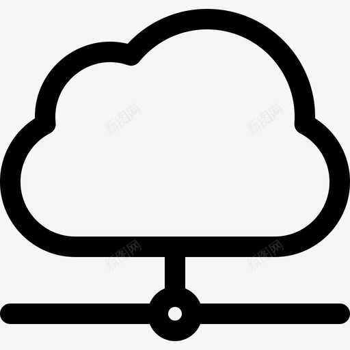 云物联网15线性图标svg_新图网 https://ixintu.com 云 物联网15 线性