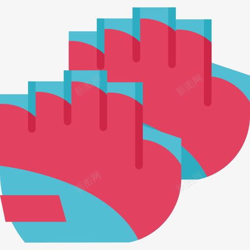 手套公路自行车比赛3扁平图标svg_新图网 https://ixintu.com 公路自行车比赛3 扁平 手套