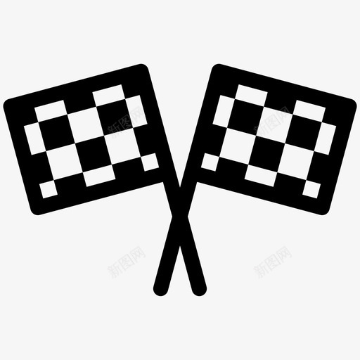 比赛旗方格旗赛车图标svg_新图网 https://ixintu.com 2018年9月12日 方格旗 比赛旗 赛车 运动旗