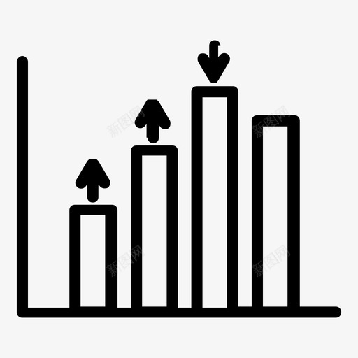立方体图业务图表图标svg_新图网 https://ixintu.com 上下 业务 图形 图表 直线 立方体图
