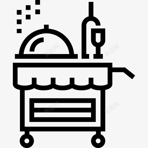 客房服务36号酒店直线式图标svg_新图网 https://ixintu.com 36号酒店 客房服务 直线式