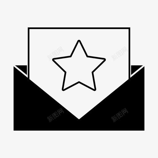 邮件收藏夹邀请图标svg_新图网 https://ixintu.com 信件 学校标志 收藏夹 邀请 邮件