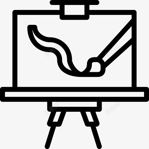 画布艺术4直线图标svg_新图网 https://ixintu.com 画布 直线 艺术4
