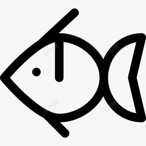 金鱼海洋生物9直系图标svg_新图网 https://ixintu.com 海洋生物9 直系 金鱼