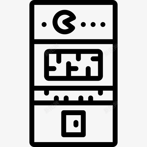 街机娱乐3线性图标svg_新图网 https://ixintu.com 娱乐3 线性 街机