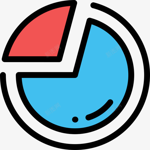 饼图信息图元素线颜色图标svg_新图网 https://ixintu.com 信息图元素 线颜色 饼图