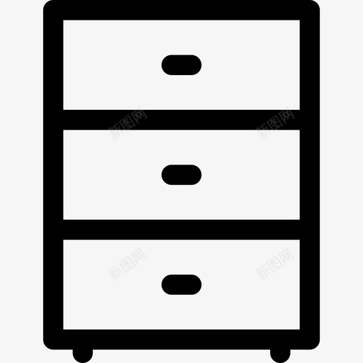 箱子酒店和服务2直线型图标svg_新图网 https://ixintu.com 直线型 箱子 酒店和服务2