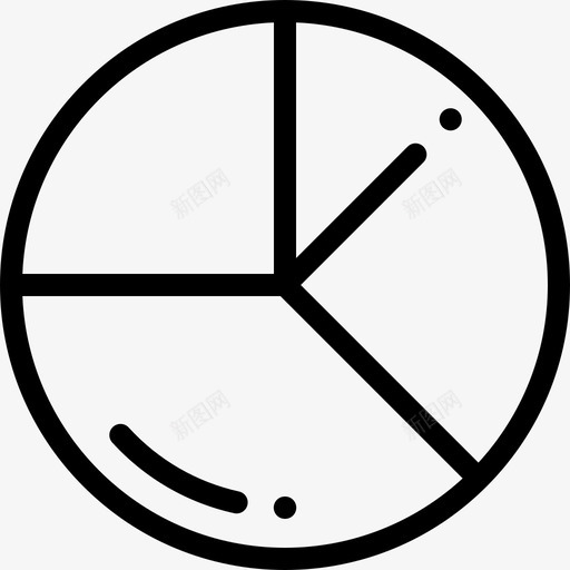 饼图信息图元素7线性图标svg_新图网 https://ixintu.com 信息图元素7 线性 饼图