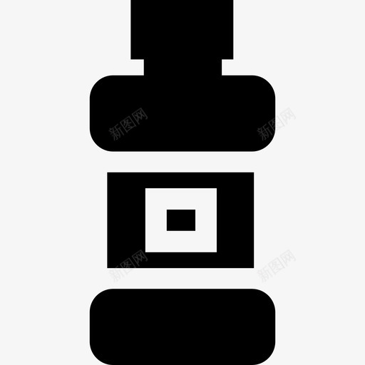 漱口水牙科护理2填充图标svg_新图网 https://ixintu.com 填充 漱口水 牙科护理2
