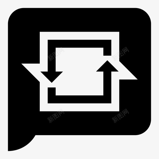 转发社交网络图标svg_新图网 https://ixintu.com 社交网络 转发