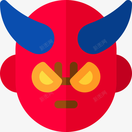 魔鬼万圣节50平装图标svg_新图网 https://ixintu.com 万圣节50 平装 魔鬼