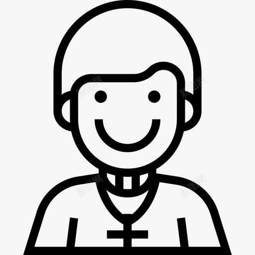 伙计人物化身5直系图标svg_新图网 https://ixintu.com 人物化身5 伙计 直系