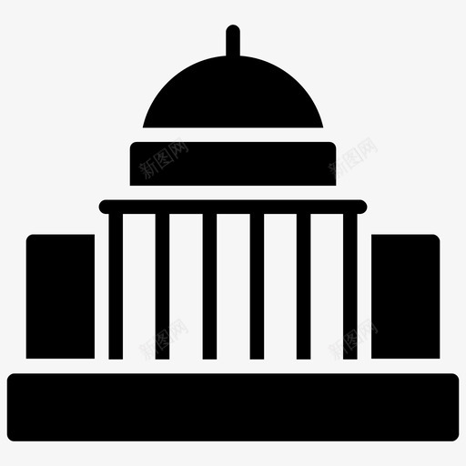 清真寺穹顶建筑伊斯兰建筑图标svg_新图网 https://ixintu.com 伊斯兰中心 伊斯兰建筑 宗教场所 清真寺 穹顶建筑 美国文化和地标性标志