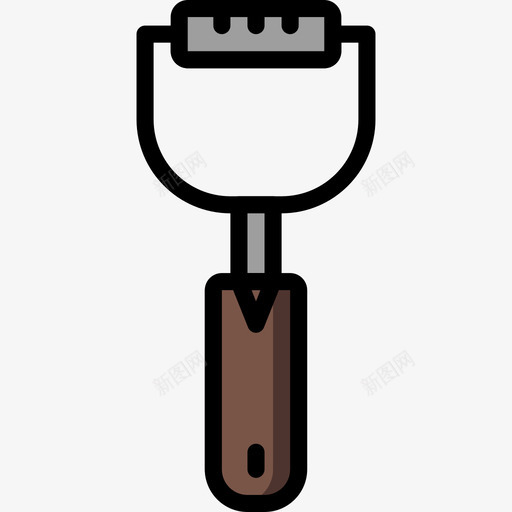 捣碎器厨房物品线性颜色图标svg_新图网 https://ixintu.com 厨房物品 捣碎器 线性颜色