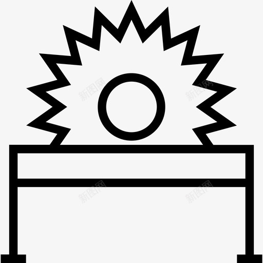 锯工具和结构线性图标svg_新图网 https://ixintu.com 工具和结构 线性 锯